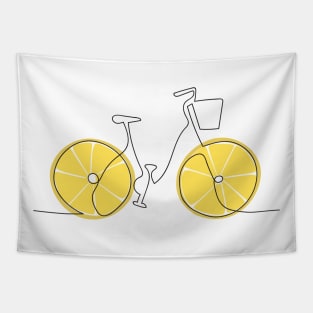 Lemon Bycicle Tapestry