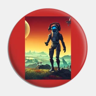 No Mans Sky - Traveler Greetings Pin