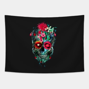 Sweet Toxic Skull Tapestry