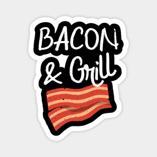 Bacon & Grill Funny BBQ Bacon Lover Magnet