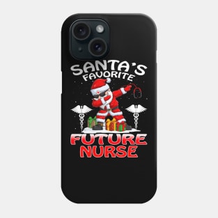 Santas Favorite Future Nurse Christmas T Shirt Phone Case