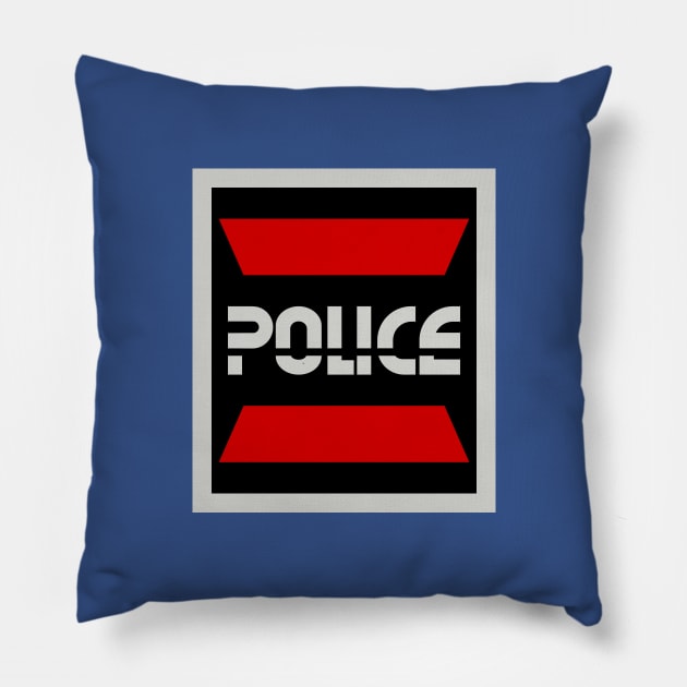 Space Police Pillow by GrantMcDougall