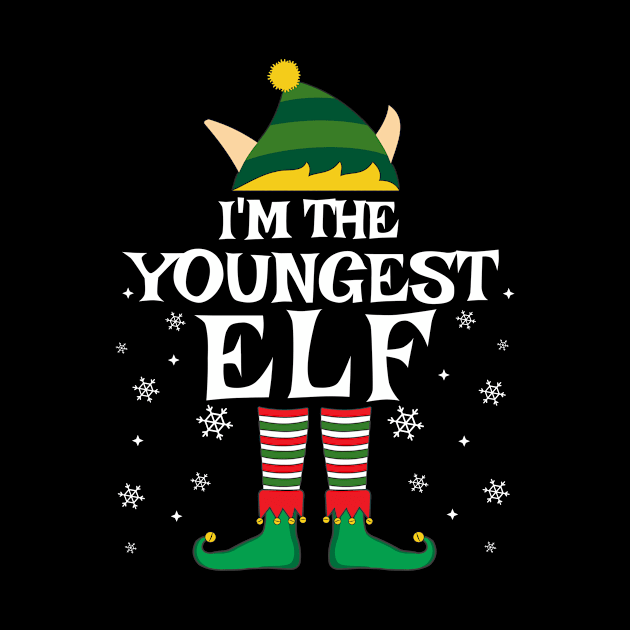 I'm The Youngest Elf Matching Family Christmas Pajama shirt by TheMjProduction