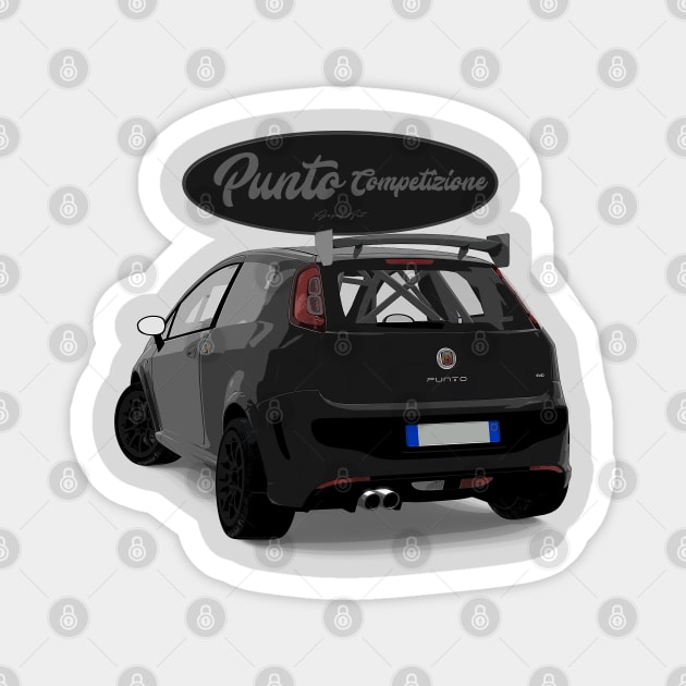 Punto Competizione Nero Back Magnet by PjesusArt