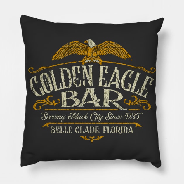 Golden Eagle Bar Pillow by JCD666