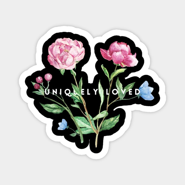 Uniquely Bloomed Magnet by FunWithLauren