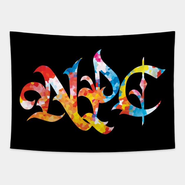 NPC Calligraphy Tapestry by polliadesign