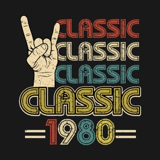 Rock Music Retro Classic 1980 T-Shirt