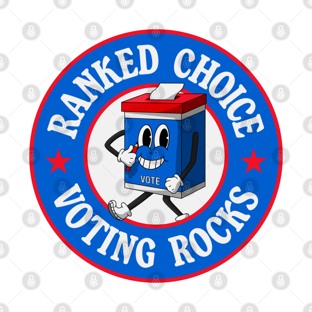 Ranked Choice Voting Rocks - Vote by Football from the Left