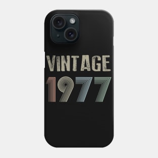 Vintage 1977 42nd Birthday Gift idea Men Women Phone Case