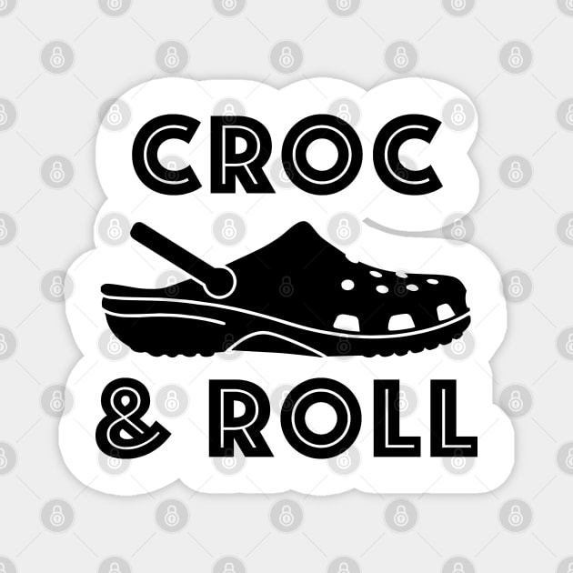 Croc And Roll Magnet by fandemonium