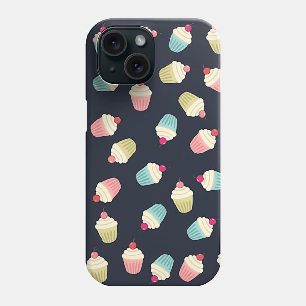 Cupcakes pattern Phone Case by burropatterns