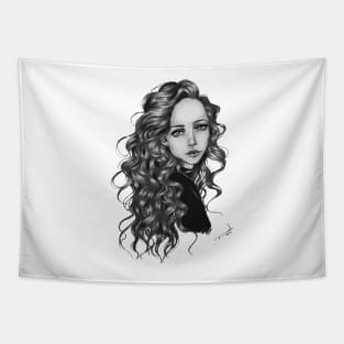 Curly Hair Tapestry