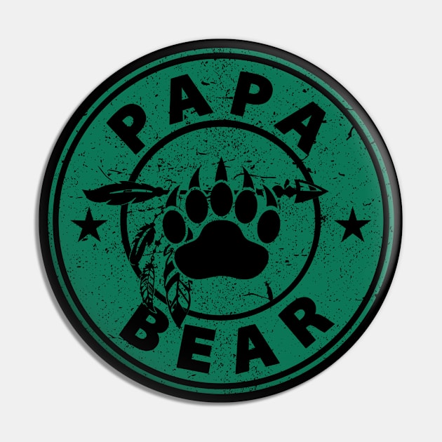 PAPA BEAR Pin by Litho