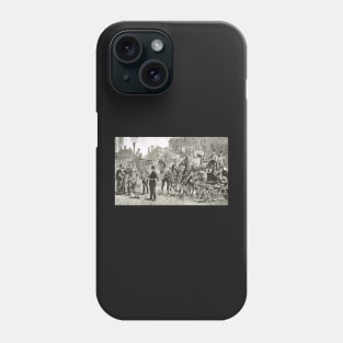 Victorian Style Congestion in London Phone Case