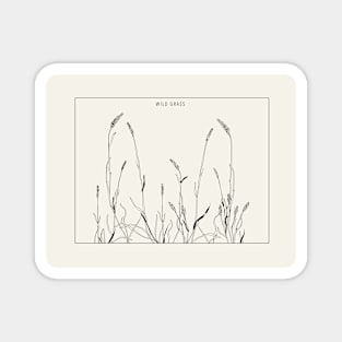 Wild grass Magnet