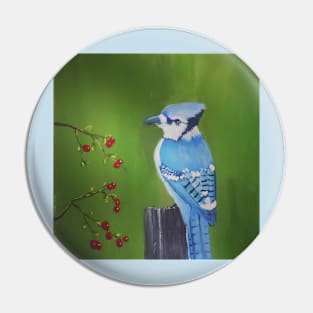 Blue Jay Pin