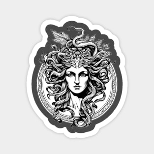 Angry medusa Magnet