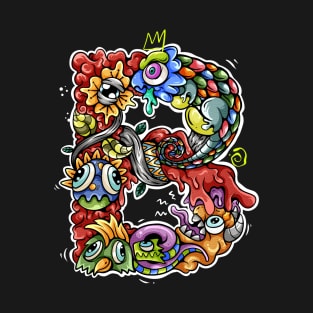 Doodle Monster B T-Shirt