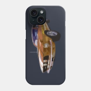 Mustang Pixelized Gold Dust Phone Case