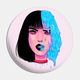 Two Face Goop Girl Pin