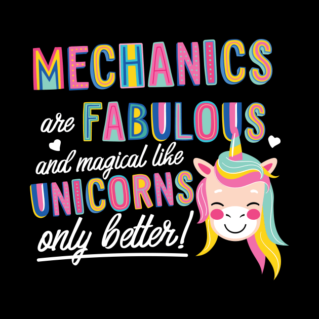 Mechanics are like Unicorns Gift Idea by BetterManufaktur