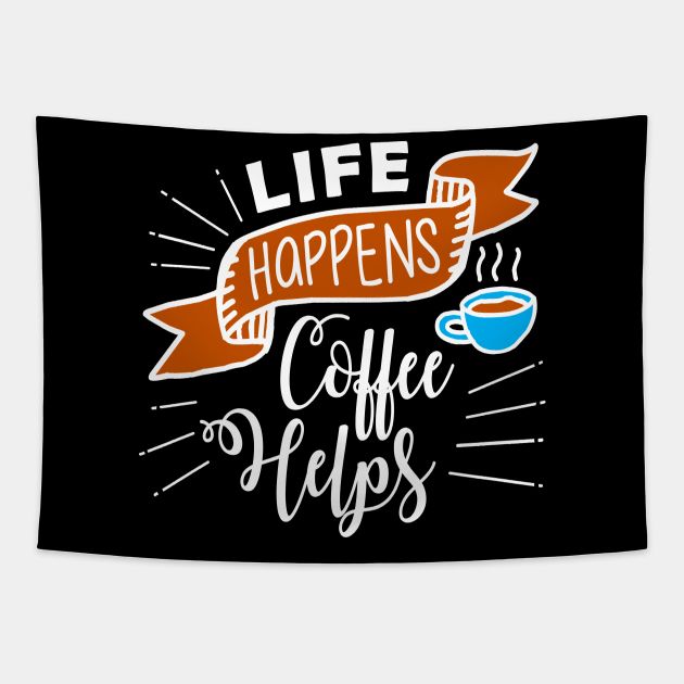 Motivational Coffee Tapestry by My Artsam