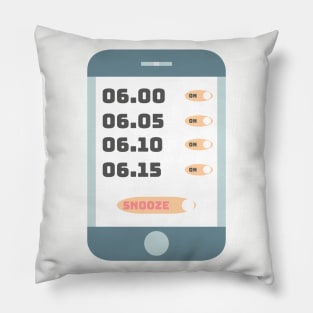 Alarm snooze Pillow