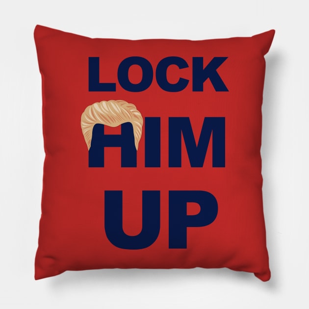 Lock Him Up - Indict Trump Pillow by KC1985