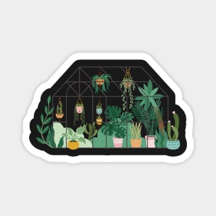 greenhouse plants Magnet