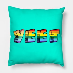Rainbow YEET Pillow