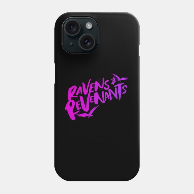 Ravens & Revenants - Purple Phone Case by Nia Quinn