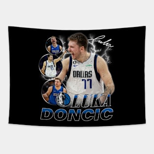 RETRO VINTAGE UKA DONCIC MAVERICKS BASKETBALL BOOTLEG Tapestry