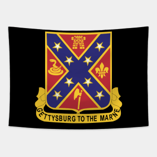 107th Field Artillery Regiment- Battalion - DUI wo Txt X 300 Tapestry