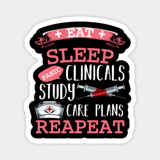 Nurse - Eat Sleep Nursing Repeat Magnet