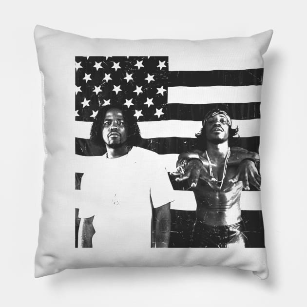 Distressed - Stankonia Pillow by Joyjoy