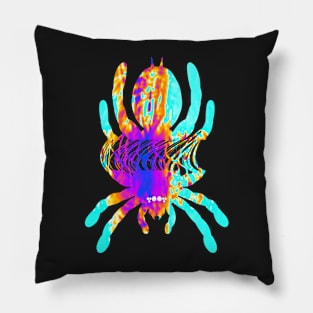 Tarantula Silhouette V33 (Tie Dye) Pillow