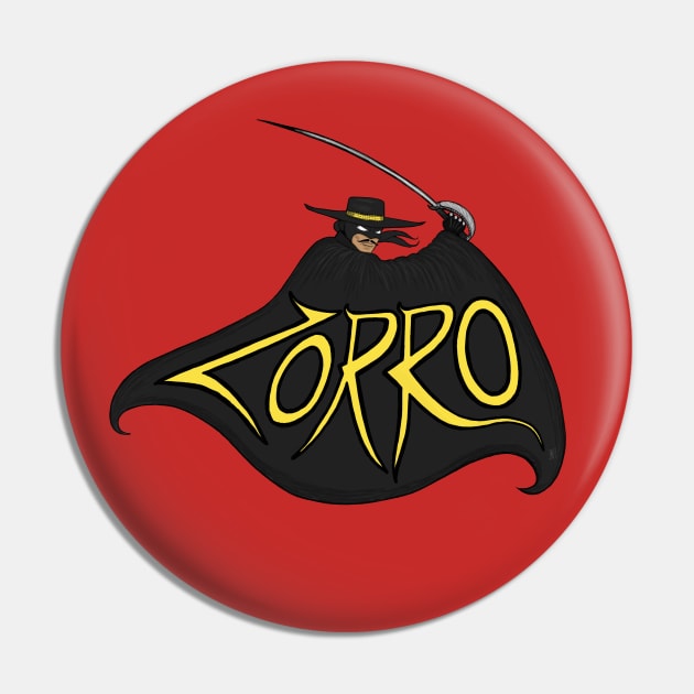 Zorro Pin by adamtyberius