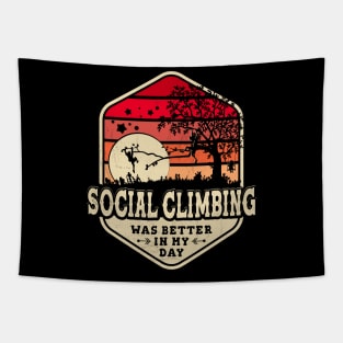 Social Climbing Tapestry