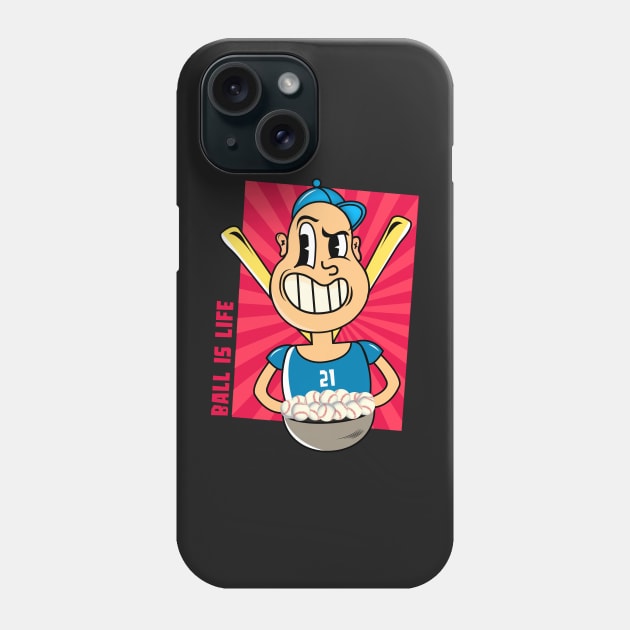 Ball is life Phone Case by timegraf