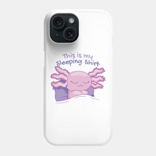 Axolotl Reading P R t shirt Phone Case