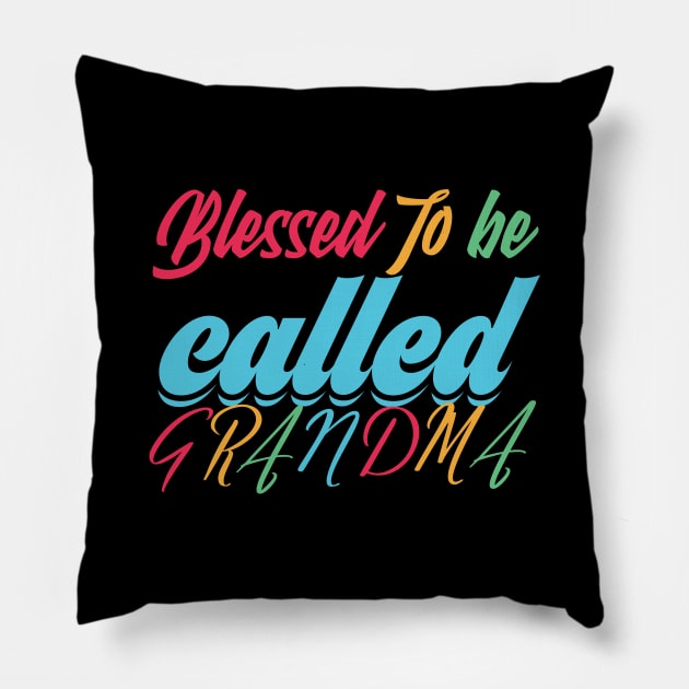 grandma gift Pillow by Design stars 5