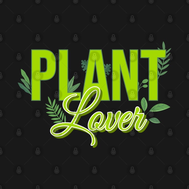 Plant Lover Text Design by BrightLightArts