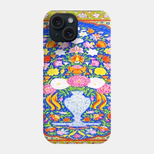 Rug in oriental and vintage art Phone Case