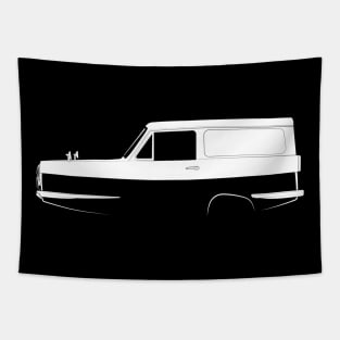 Reliant Regal Supervan III Silhouette Tapestry