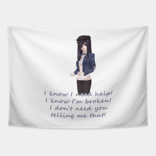 Hanako - Katawa Shoujo ( Quote ) Tapestry