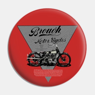 Vintage Brough Motorcycle Company Pin