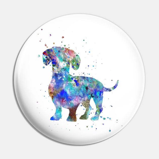 Dachshund Pin by RosaliArt