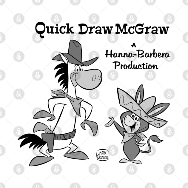 QUICK DRAW MCGRAW AND BABA LOOEY by markscartoonart62