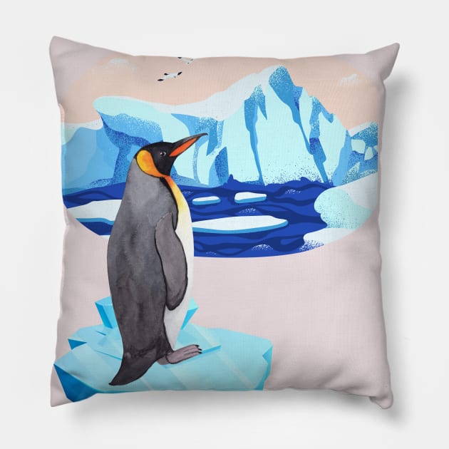 King Pen's Dream of a Home Pillow by Duck Cloud 9